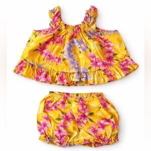 Lei Aloha Casuals Baby Set 6M Hawaiian Luau Tropical